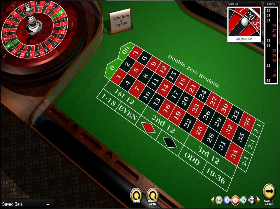 Amaya Gaming American Roulette screenshot