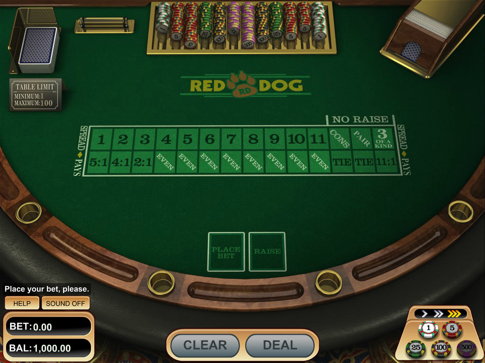Betsoft Red Dog screenshot