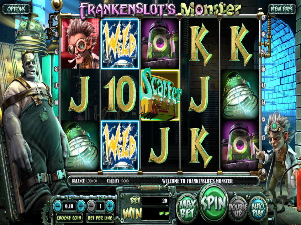 Frankenslots Monster screenshot