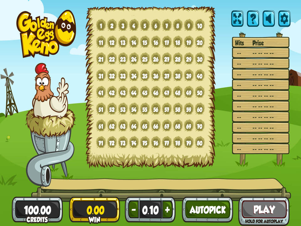 Golden Egg Keno screenshot