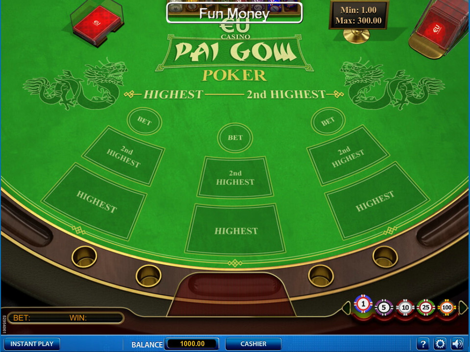 Skill On Net Pai Gow Poker screenshot